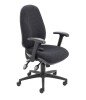TC Concept Maxi Ergo Chair With Folding Arms - Charcoal