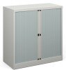 Bisley Systems Storage Low Tambour Cupboard - 1015mm - Goose Grey