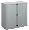 Bisley Systems Storage Low Tambour Cupboard - 1015mm - Silver
