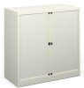 Bisley Systems Storage Low Tambour Cupboard - 1015mm - White