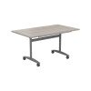 TC One Tilting Rectangular Table - 1400 x 800mm - Grey Oak