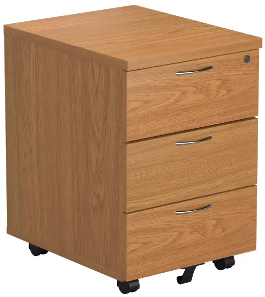 TC Mobile Pedestal 3 Drawers - Nova Oak