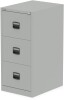 Dynamic Qube 3 Drawer Filing Cabinet - Goose Grey