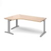 Dams TR10 Deluxe Corner Desk 1800mm - Beech