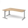 Dams TR10 Deluxe Corner Desk 1800mm - Oak