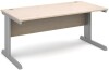 Dams Vivo Rectangular Desk with Cable Managed Legs - 1600mm x 800mm