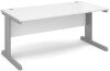 Dams Vivo Rectangular Desk with Cable Managed Legs - 1600mm x 800mm