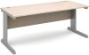 Dams Vivo Rectangular Desk with Cable Managed Legs - 800mm x 800mm - Maple
