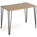 Dams Tikal Rectangular Desk with Hairpin Legs - 1000mm x 600mm