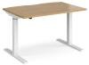 Dams Elev8 Mono Height Adjustable Electronic Desk - 1200 x 800mm - Oak