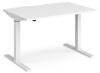 Dams Elev8 Mono Height Adjustable Electronic Desk - 1200 x 800mm - White