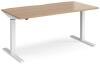 Dams Elev8 Mono Height Adjustable Electronic Desk - 1600 x 800mm - Beech