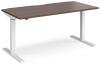 Dams Elev8 Mono Height Adjustable Electronic Desk - 1600 x 800mm - Walnut