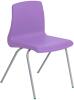 Metalliform NP Classroom Chairs Size 4 (8-11 Years) - Lilac