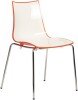 Dams Gecko - Stacking Dining Chair - Orange