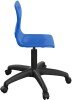 Titan Swivel Junior Chair with Black Base - (6-11 Years) 355-420mm Seat Height - Blue