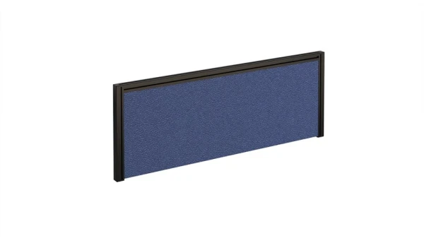 Dams Straight Fabric Desktop Screen 1000 x 380mm - Black