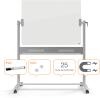 Nobo Revolving Mobile Glass Magnetic Whiteboard 1200mm x 900mm