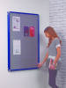 Spaceright SmartShield FlameShield Tamperproof Noticeboard - 600 x 900mm