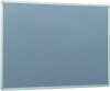 Spaceright FlameShield Aluminium Framed Noticeboard - 2400 x 1200mm - Grey