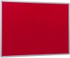 Spaceright FlameShield Aluminium Framed Noticeboard - 900 x 600mm - Red