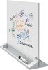 Nobo Glass Desktop Dry Wipe Magnetic Desk Divider Whiteboard