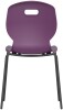 Arc 4 Leg Chair - 430mm Seat Height - Grape