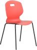Arc 4 Leg Chair - 460mm Seat Height - Coral