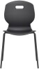 Arc 4 Leg Chair with Brace - 460mm Seat Height - Anthracite