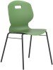 Arc 4 Leg Chair with Brace - 460mm Seat Height - Forest