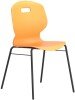 Arc 4 Leg Chair with Brace - 460mm Seat Height - Marigold