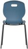 Arc 4 Leg Chair with Brace - 460mm Seat Height - Steel Blue