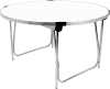 Gopak Round Folding Table - 1220mm - White