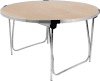 Gopak Round Folding Table - 1220mm - Maple