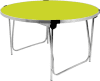 Gopak Round Folding Table - 1220mm - Acid Green