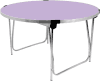 Gopak Round Folding Table - 1220mm - Lilac