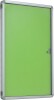 Spaceright Accents FlameShield Tamperproof Noticeboard - 2400 x 1200mm - Light Green