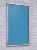 Spaceright Accents FlameShield Tamperproof Noticeboard - 900 x 1200mm - Light Blue