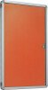Spaceright Accents FlameShield Tamperproof Noticeboard - 600 x 900mm - Orange