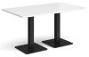 Dams Brescia Rectangular Dining Table 1400mm - White