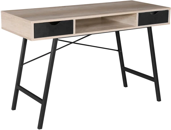 Dams Coba Rectangular Home Desk with A-Frame Legs and Drawers - 1200 x 480mm