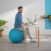 Leitz Ergo Cosy Active Sitting Ball 65cm Diameter - Cool Blue