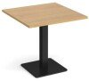 Dams Brescia Square Dining Table 800mm - Oak