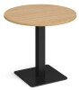 Dams Brescia Circular Dining Table 800mm - Oak