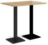 Dams Brescia Rectangular Poseur Table - Oak