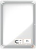 Nobo Premium Plus Magnetic Lockable Notice Board 4 x A4 White