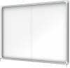 Nobo Premium Plus Magnetic Lockable Notice Board 18 x A4 White