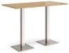 Dams Brescia Rectangular Poseur Table - Oak