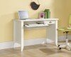 Teknik Soft White Laptop Home Desk - 1200 x 500mm