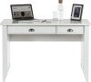 Teknik Soft White Laptop Home Desk - 1200 x 500mm